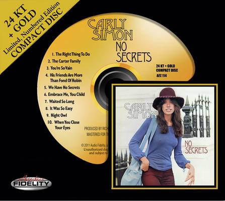 Carly Simon - No Secrets (1972) {2011, Audio Fidelity, HDCD Remastered}