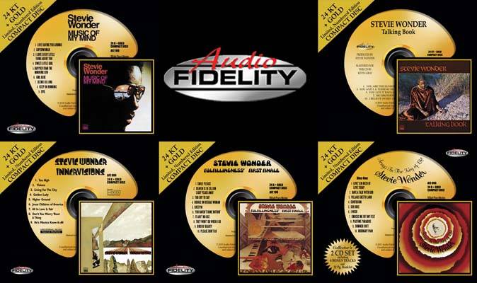 Stevie Wonder - 5 Albums (1972-1976) {Audio Fidelity, HDCD Remastered}