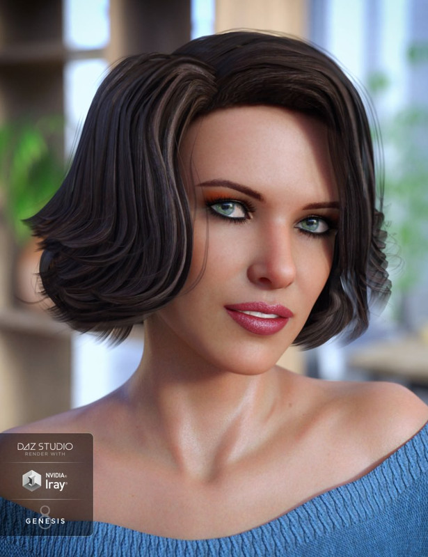 Starlette Hair for Genesis 3 and 8 Female(s)