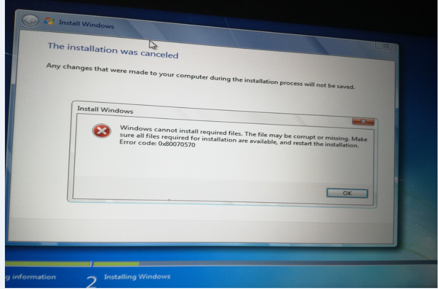 cannot install programs windows 7
