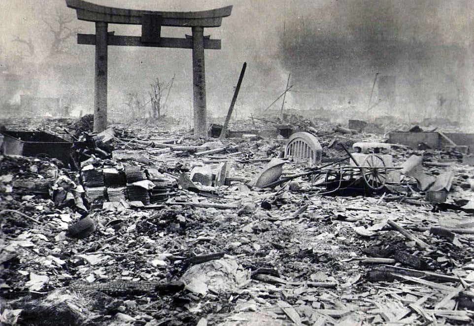 Hiroshima después de la explosión