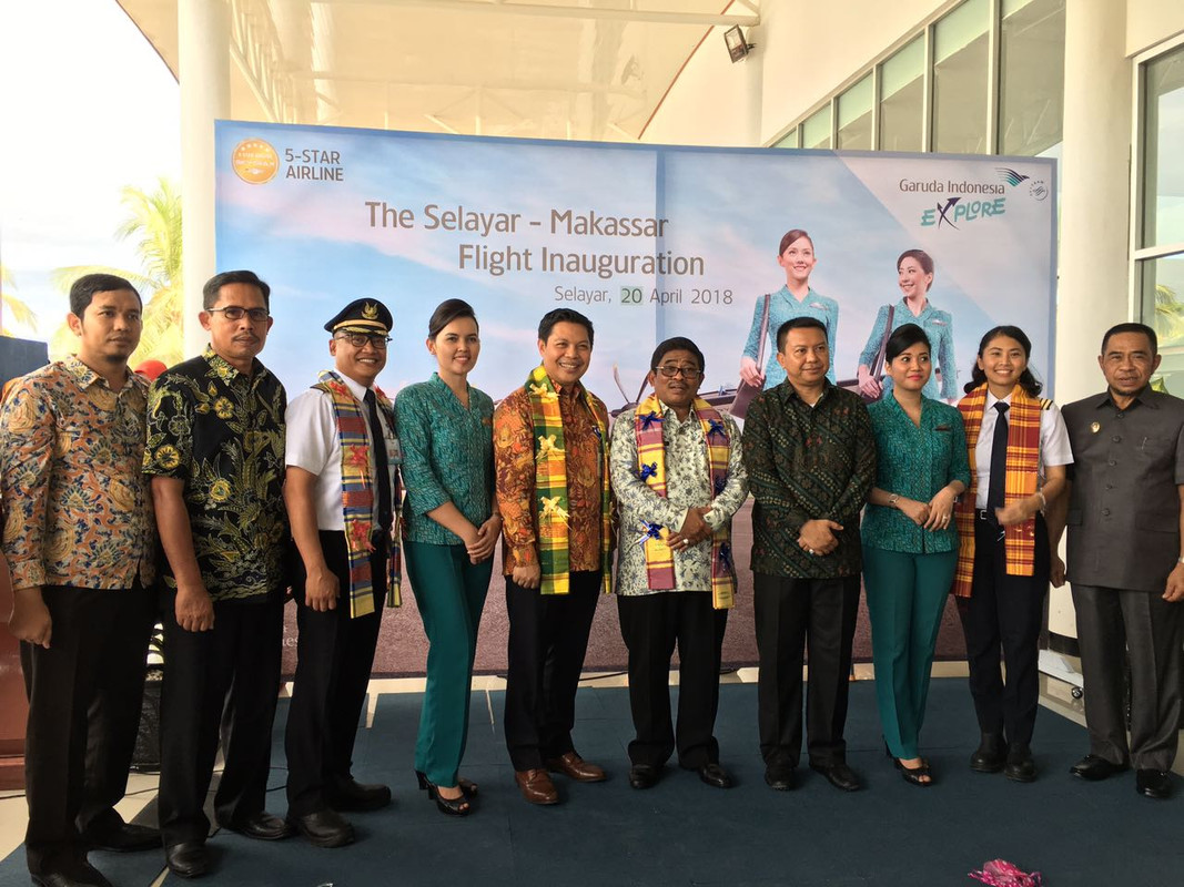 Garuda Indonesia Buka Rute Makassar-Selayar PP