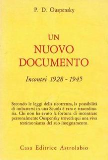 P.D. Ouspensky - Un nuovo documento. Incontri 1928/1945 (1989)