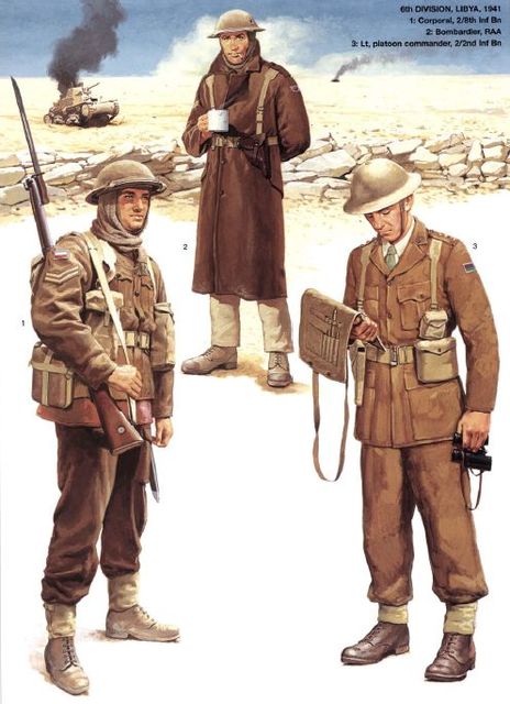 Uniformes del Ejército de Australia - La Segunda Guerra Mundial