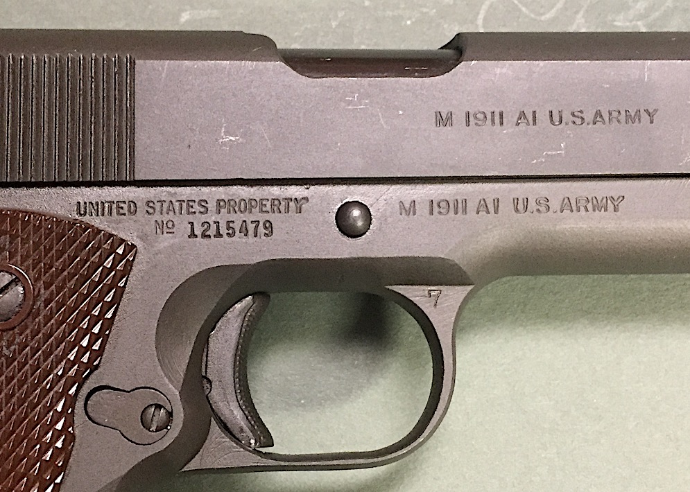 ithaca 1911a1 serial numbers