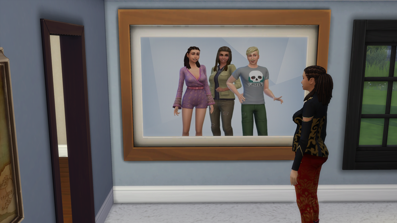 sims 4 family photo frame