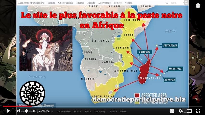 Capture d'écran du site néo-nazi democratieparticipative.biz