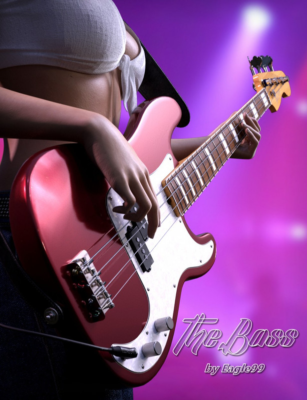00 main the bass guitar and poses for genesis 3 and 8 daz3d 1