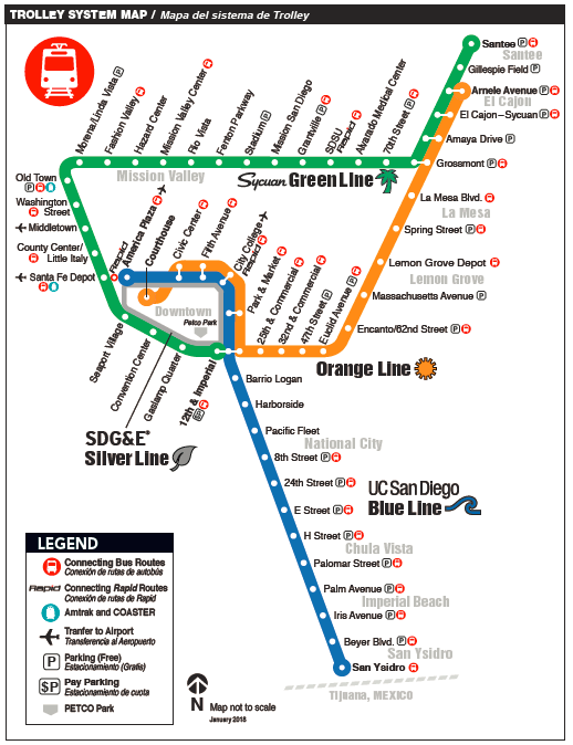 Sd Trolley Map