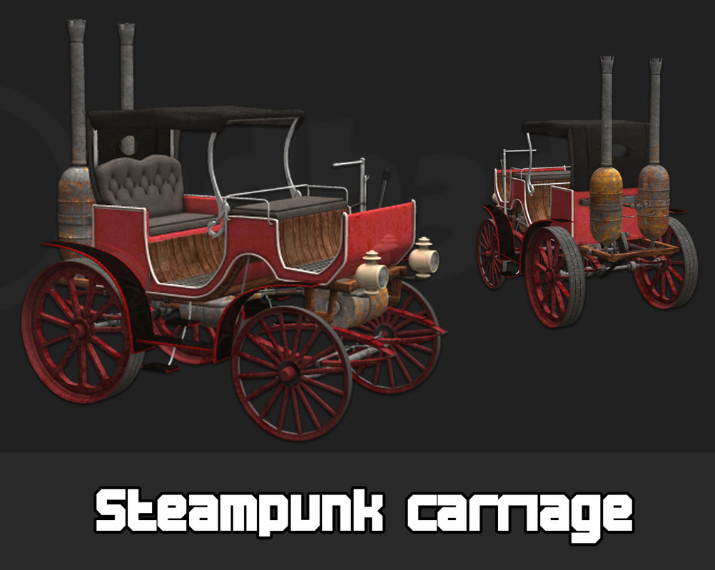 Steampunk carriage