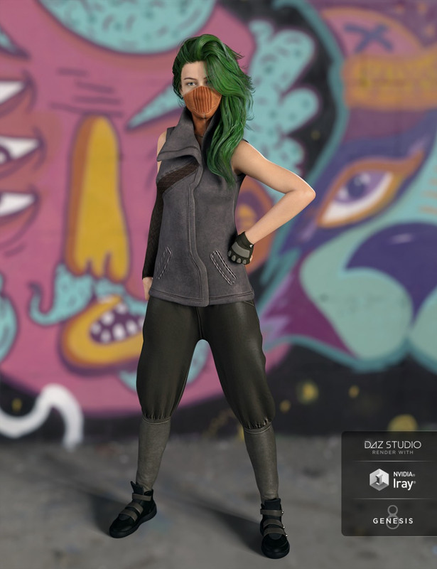 00 main fearless action outfit for genesis 8 female s daz3d