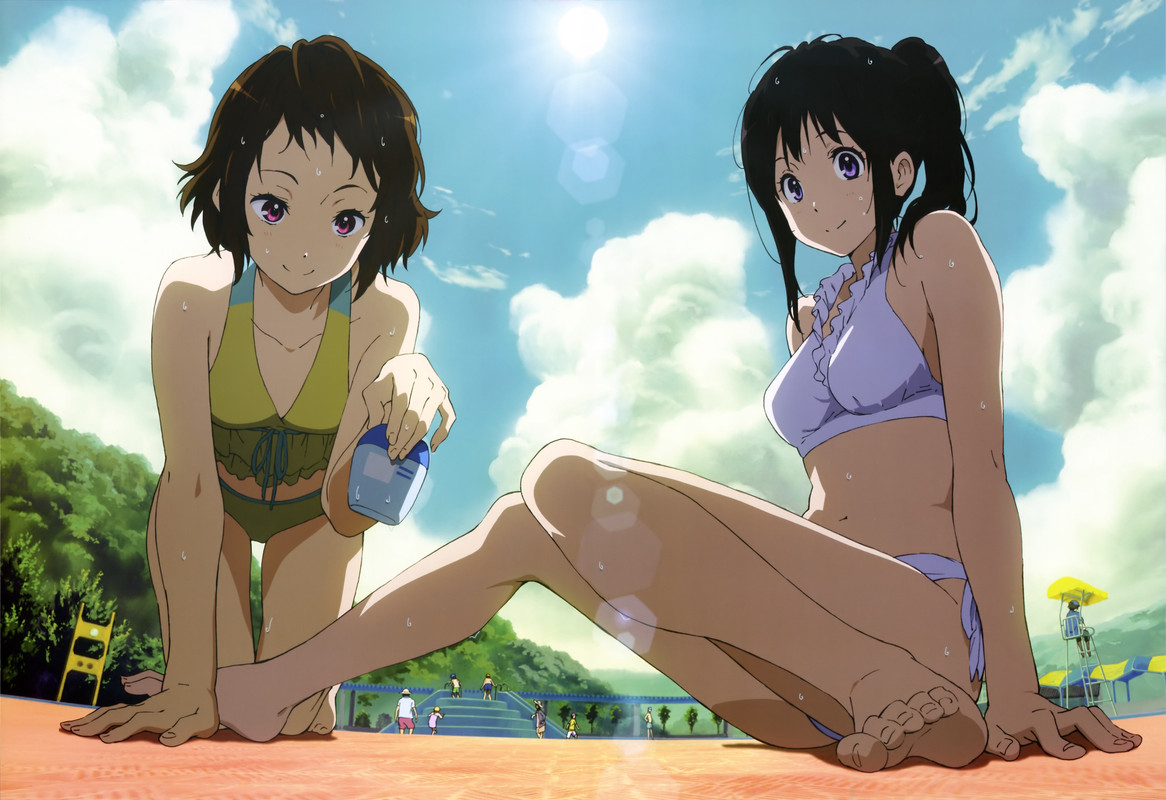 chitanda_eru_and_ibara_mayaka_hyouka_and_nyantype_drawn_by_saw