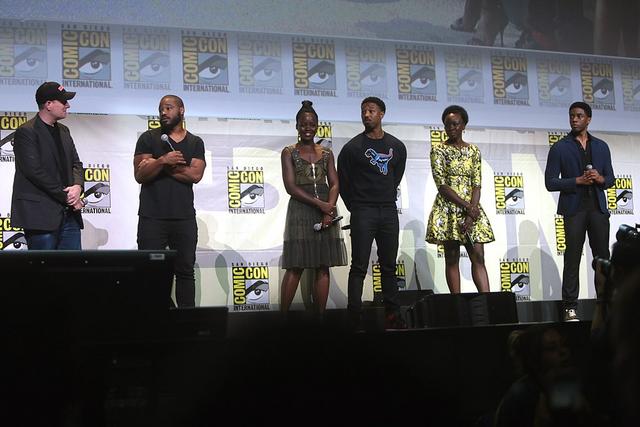 Black Panther Cast / Gage Skidmore (Wikimedia Commons)