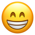 (Apple) Grinning Face With Smiling Eyes